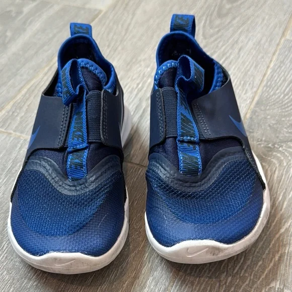 Nike Flex Runner Slip On Sneakers Toddlers Kids University Royal Blue Size US10C - Picture 5 of 9